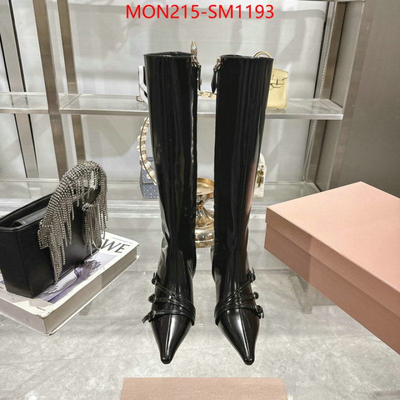 Women Shoes-Miu Miu mirror copy luxury ID: SM1193 $: 215USD