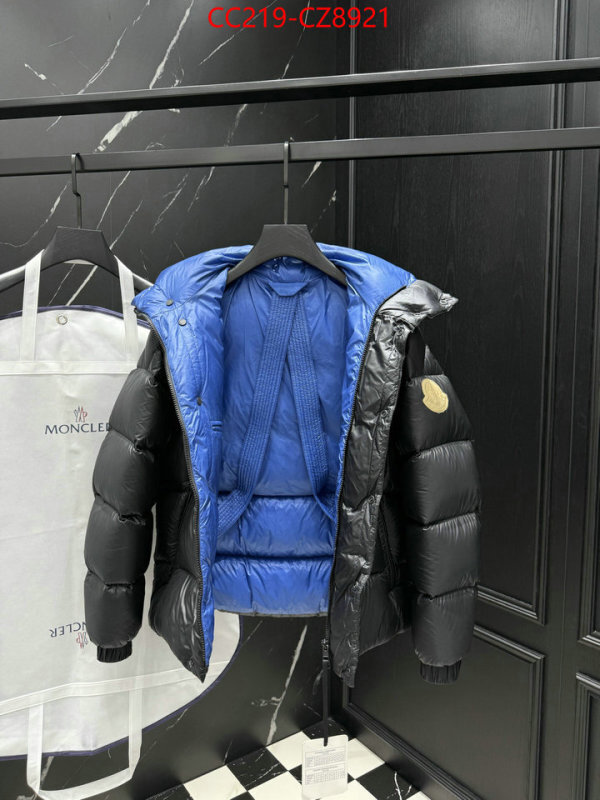Down jacket Men-Moncler high quality ID: CZ8921 $: 219USD