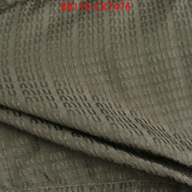 Down jacket Women-Miu Miu high quality replica designer ID: CK7476 $: 119USD