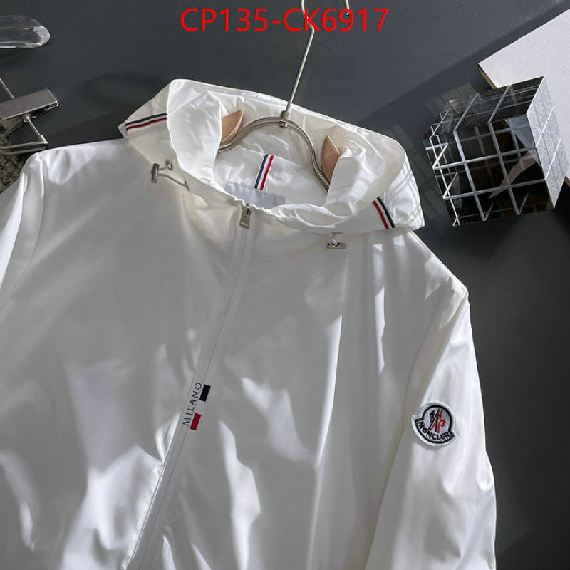 Clothing-Moncler ID: CK6917 $: 135USD