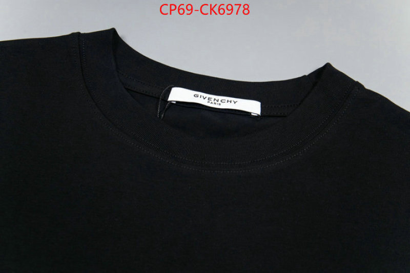 Clothing-Givenchy where quality designer replica ID: CK6978 $: 69USD