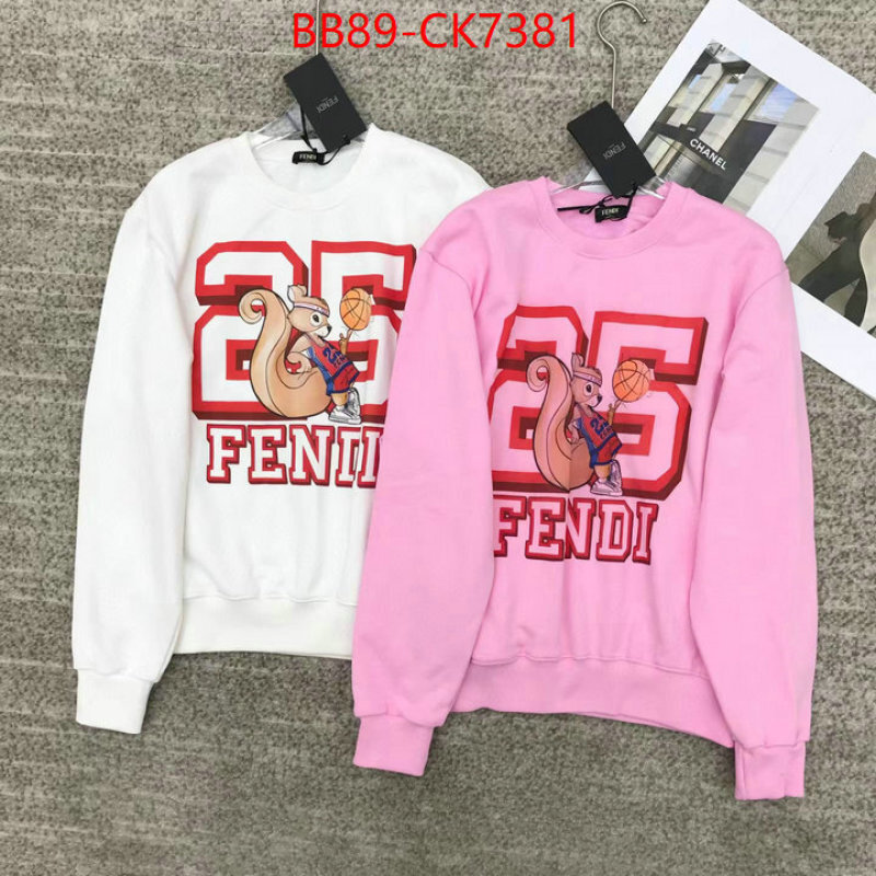 Clothing-Fendi top grade ID: CK7381 $: 89USD