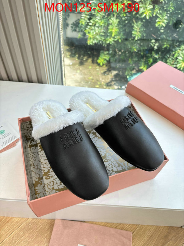 Women Shoes-Miu Miu best quality replica ID: SM1190 $: 125USD