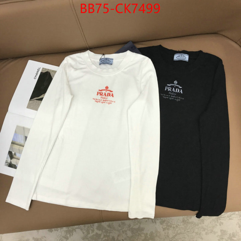 Clothing-Prada customize the best replica ID: CK7499 $: 75USD