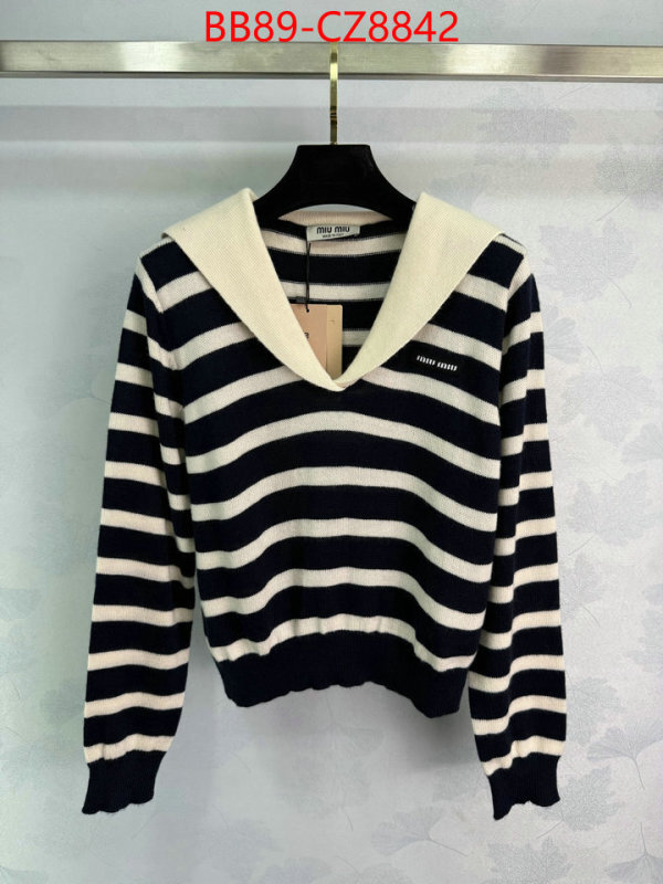 Clothing-MIU MIU is it ok to buy replica ID: CZ8342 $: 89USD