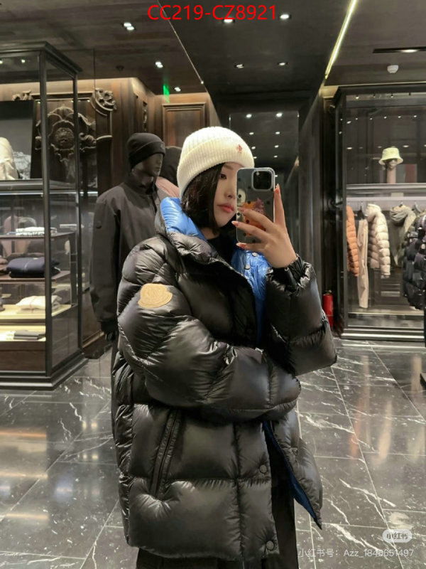 Down jacket Men-Moncler high quality ID: CZ8921 $: 219USD