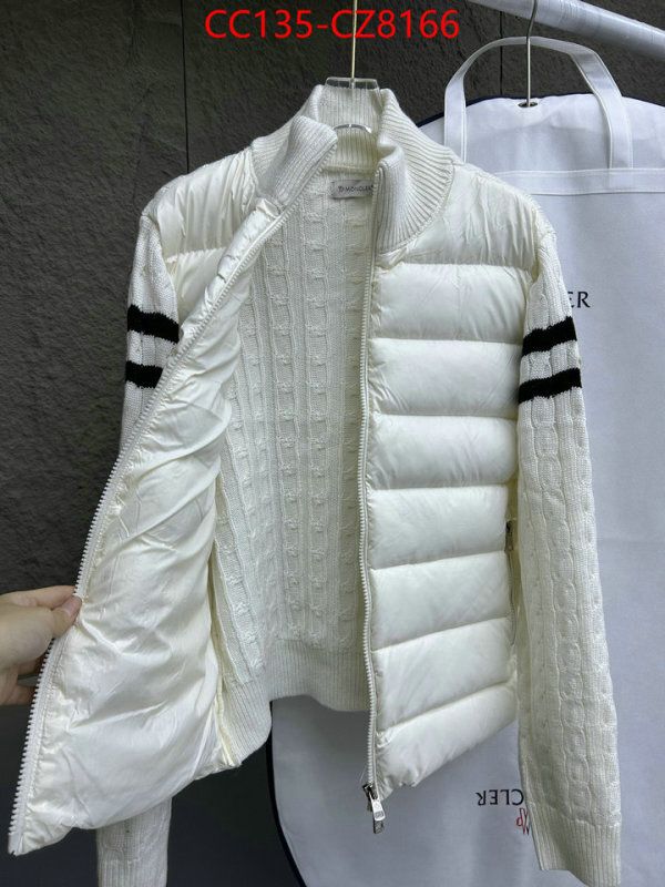 Down jacket Men-Moncler aaaaa+ quality replica ID: CZ8166 $: 135USD