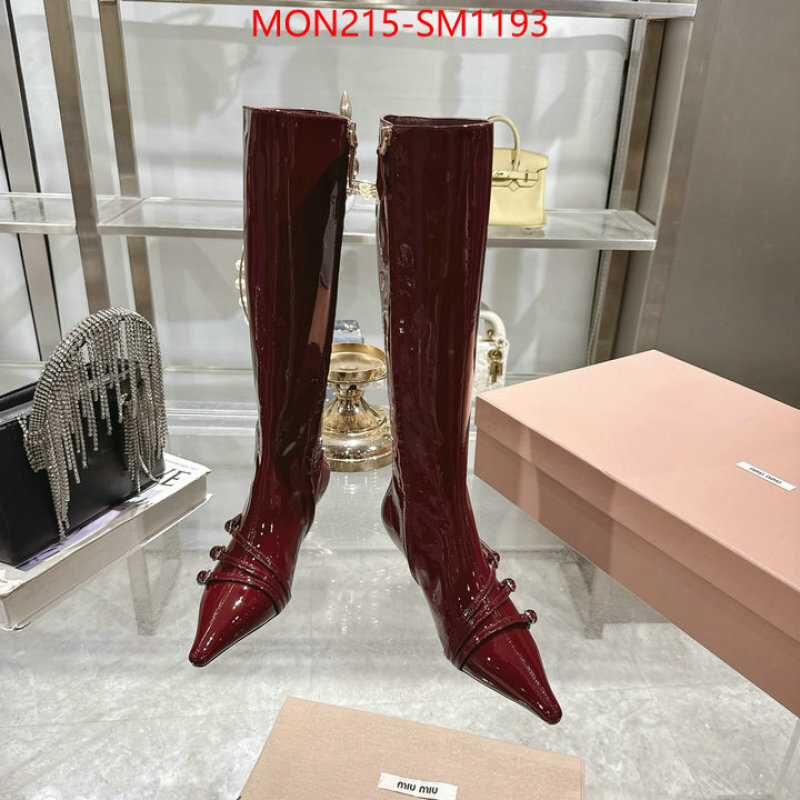 Women Shoes-Miu Miu mirror copy luxury ID: SM1193 $: 215USD