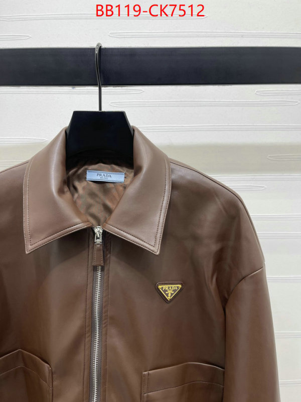 Clothing-Prada 2024 perfect replica designer ID: CK7512 $: 119USD