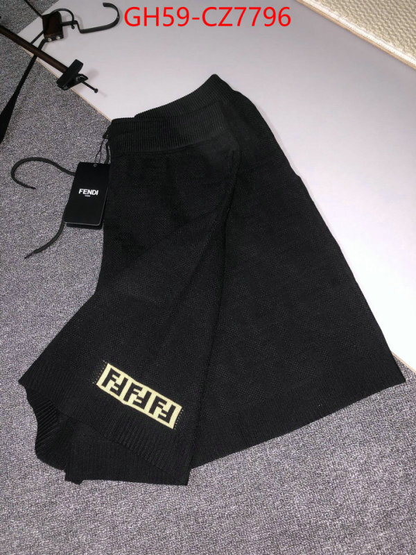 Clothing-Fendi where should i buy replica ID: CZ7796 $: 59USD