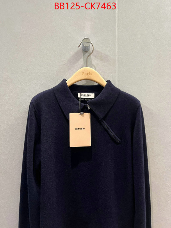 Clothing-MIU MIU replicas buy special ID: CK7463 $: 125USD