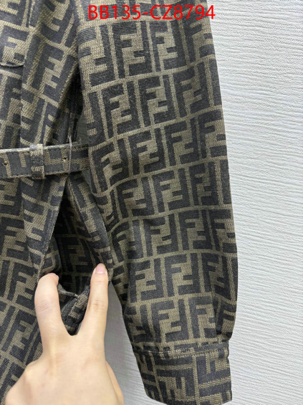Clothing-Fendi replica sale online ID: CZ8794 $: 135USD