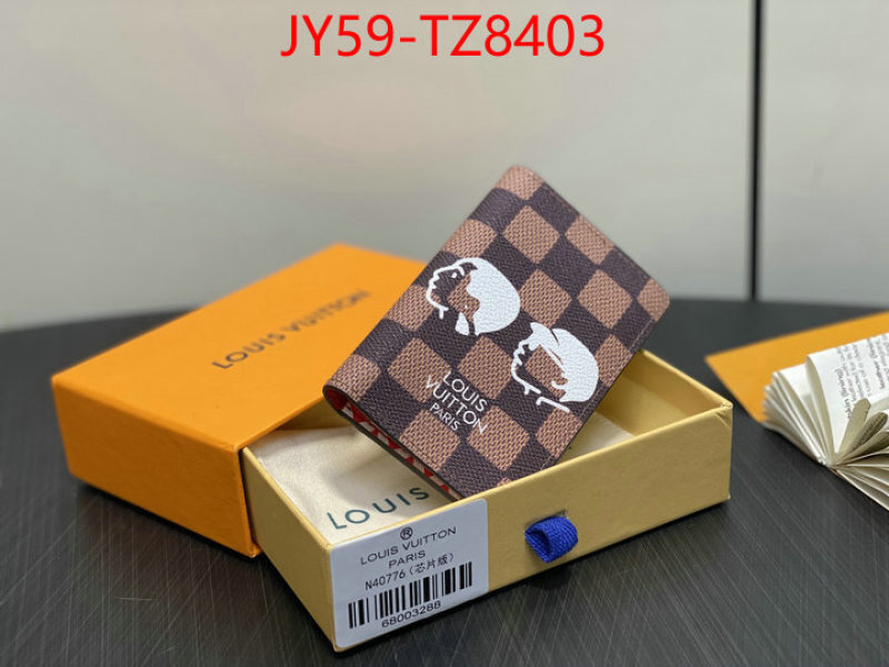 LV Bags(TOP)-Wallet top brands like ID: TZ8403 $: 59USD,