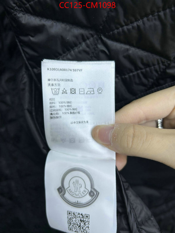 Down jacket Women-Moncler what is top quality replica ID: CM1098 $: 125USD