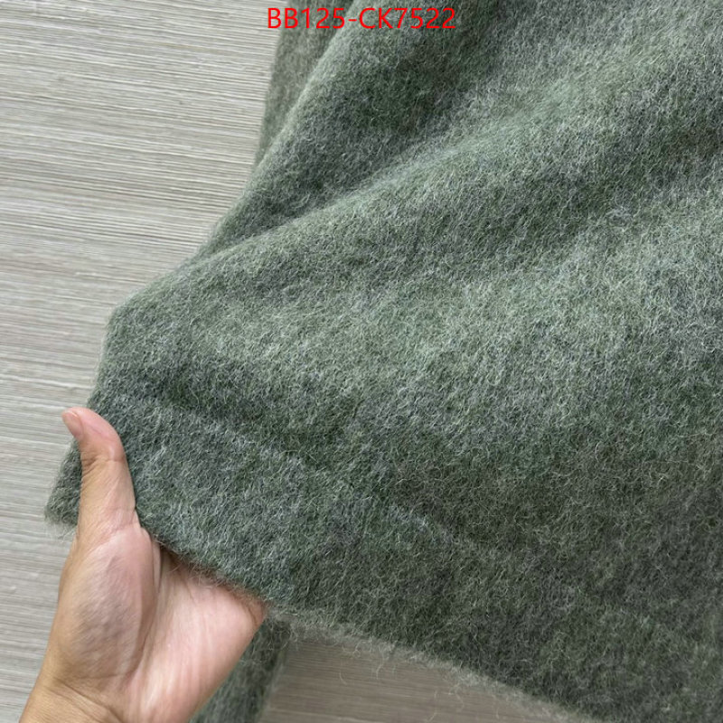 Clothing-YSL 2024 replica wholesale cheap sales online ID: CK7522 $: 125USD