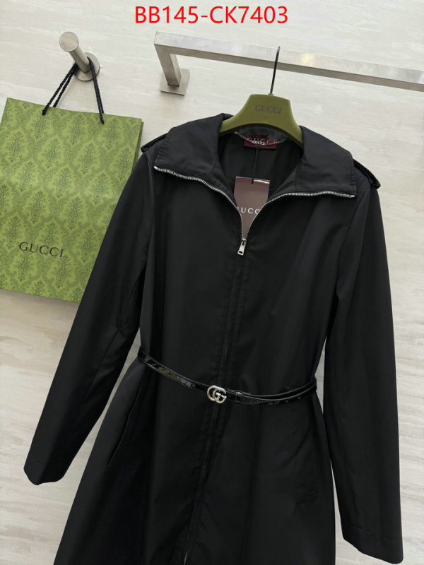 Clothing-Gucci is it illegal to buy dupe ID: CK7403 $: 145USD