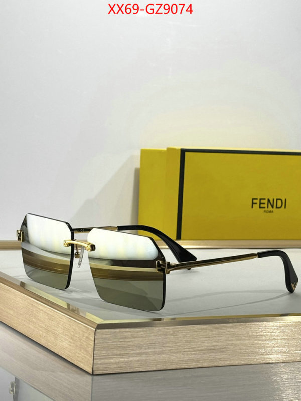 Glasses-Fendi 7 star quality designer replica ID: GZ9074 $: 69USD