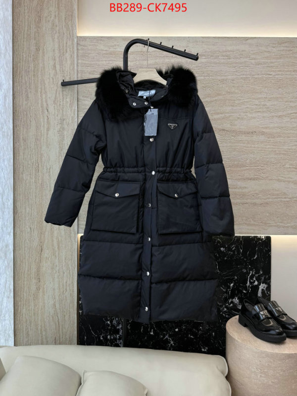 Down jacket Women-Prada how to find replica shop ID: CK7495 $: 289USD