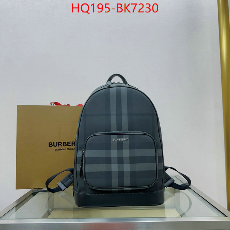 Burberry Bags(TOP)-Backpack- top fake designer ID: BK7230 $: 195USD,
