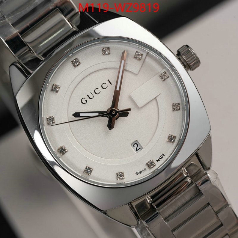 Watch(4A)-Gucci aaaaa+ replica designer ID: WZ9819 $: 119USD