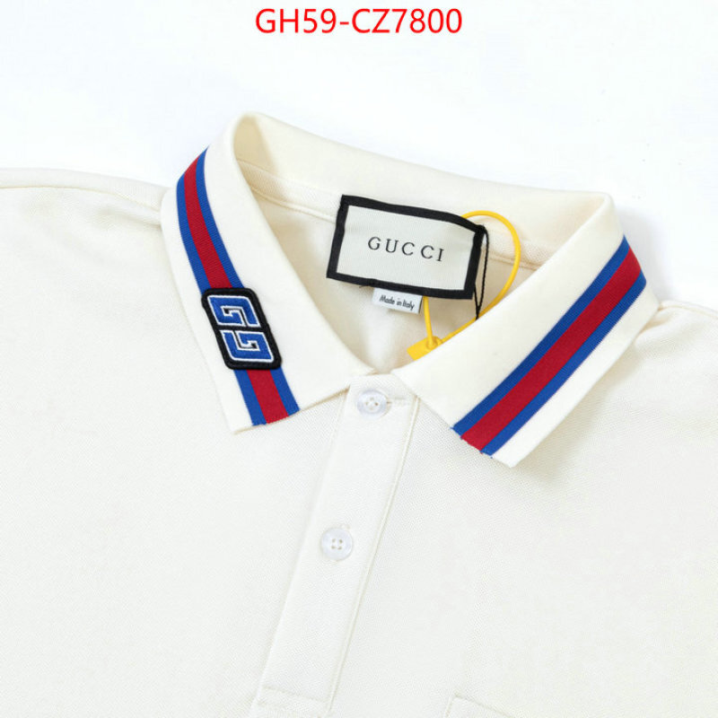 Clothing-Gucci high quality designer replica ID: CZ7800 $: 59USD