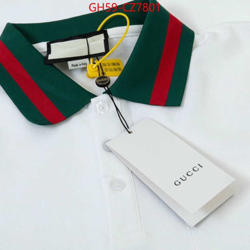 Clothing-Gucci high ID: CZ7801 $: 59USD