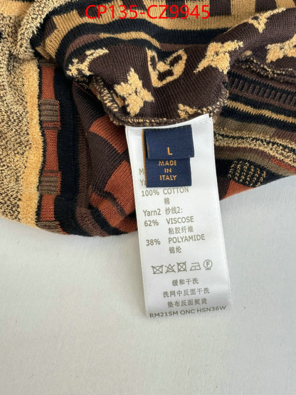 Clothing-LV designer fake ID: CZ9945 $: 135USD