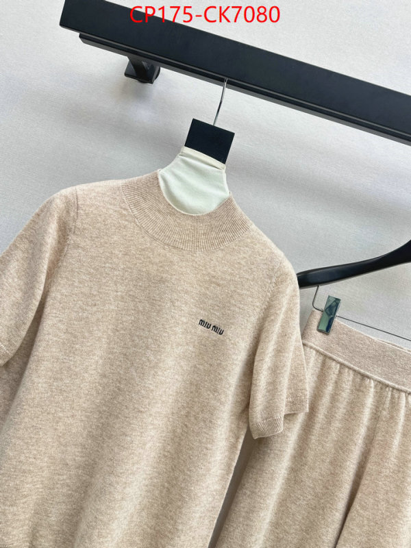 Clothing-MIU MIU 7 star replica ID: CK7080 $: 175USD