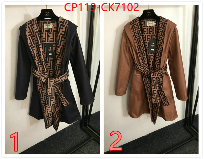 Down jacket Women-Fendi perfect quality ID: CK7102 $: 119USD