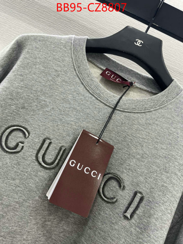 Clothing-Gucci what is a counter quality ID: CZ8807 $: 95USD