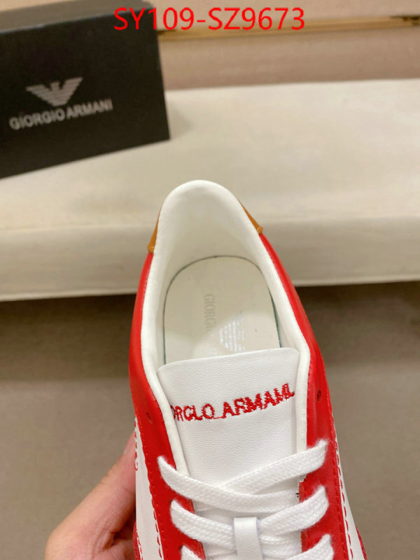 Men shoes-Armani top perfect fake ID: SZ9673 $: 109USD