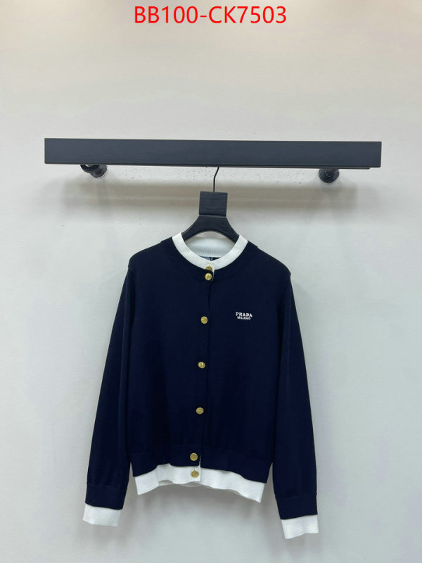 Clothing-Prada customize best quality replica ID: CK7503 $: 100USD