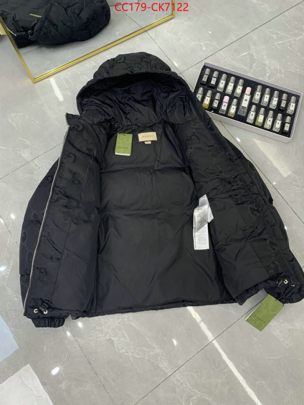 Down jacket Men-Gucci high-end designer ID: CK7122 $: 179USD