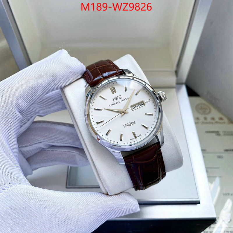 Watch(4A)-IWC website to buy replica ID: WZ9826 $: 189USD