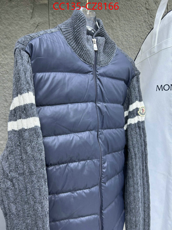 Down jacket Men-Moncler aaaaa+ quality replica ID: CZ8166 $: 135USD