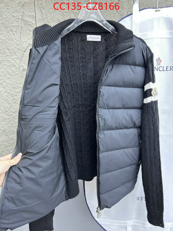 Down jacket Men-Moncler aaaaa+ quality replica ID: CZ8166 $: 135USD