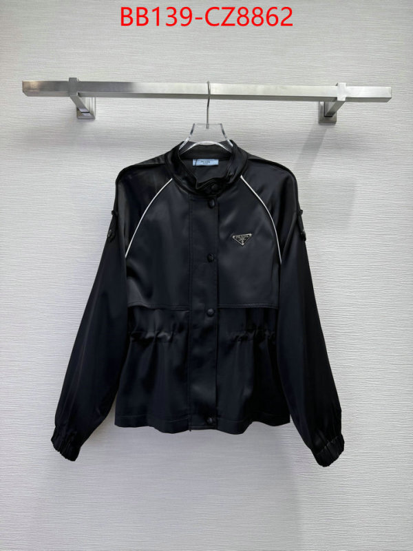 Clothing-Prada luxury shop ID: CZ8362 $: 139USD