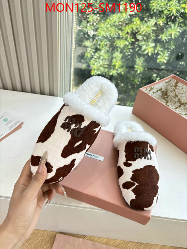 Women Shoes-Miu Miu best quality replica ID: SM1190 $: 125USD