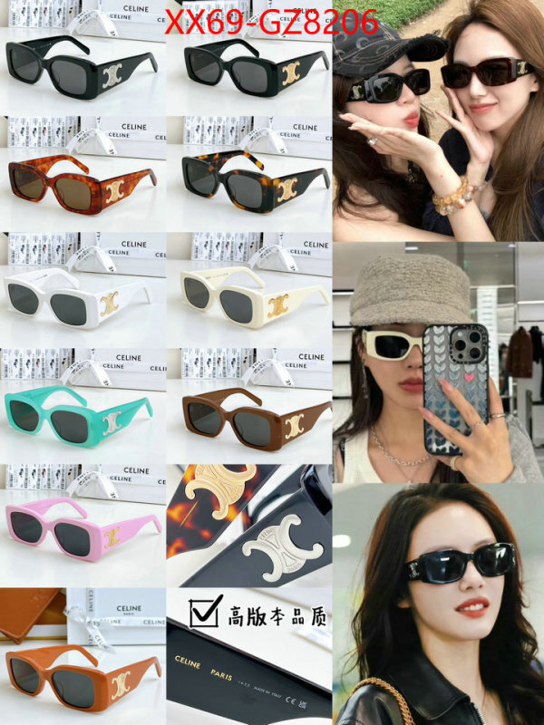 Glasses-CELINE where can i find ID: GZ8206 $: 69USD