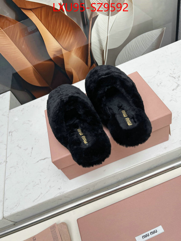 Women Shoes-Miu Miu luxury fashion replica designers ID: SZ9592 $: 95USD