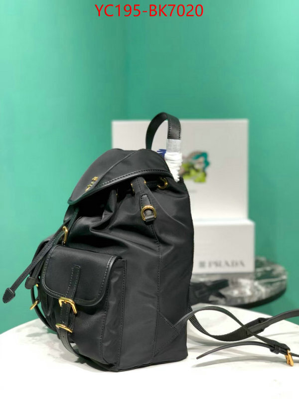 Prada Bags(TOP)-Backpack- cheap replica designer ID: BK7020 $: 195USD,