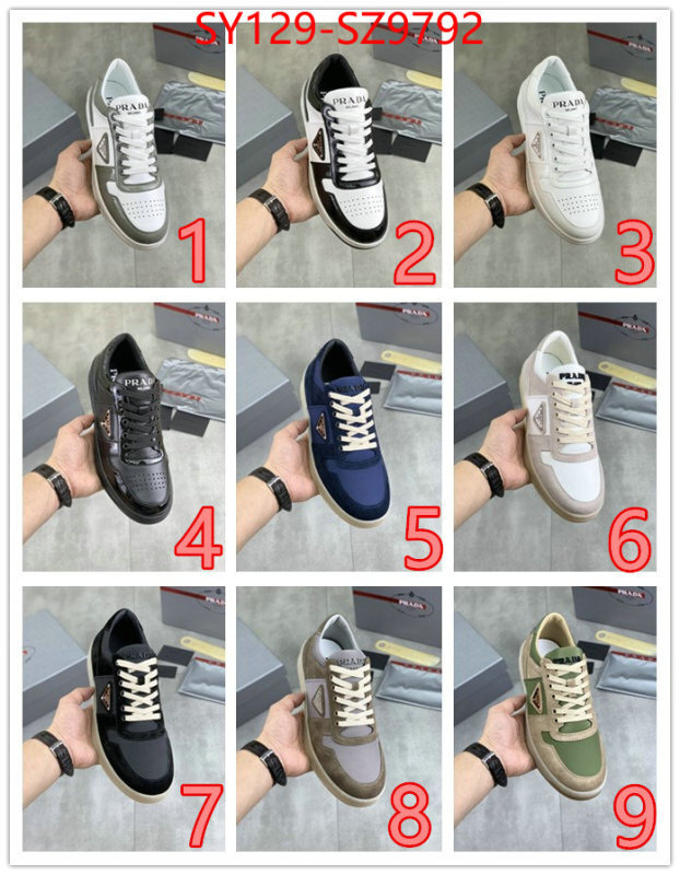 Men shoes-Prada styles & where to buy ID: SZ9792 $: 129USD