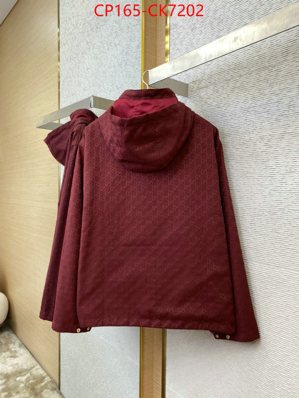 Clothing-Gucci what best replica sellers ID: CK7202 $: 165USD
