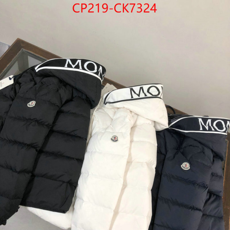 Down jacket Men-Moncler first top ID: CK7324 $: 219USD