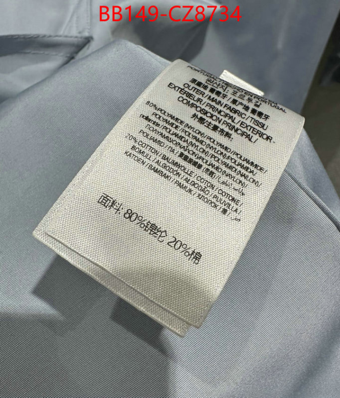Clothing-Burberry replica for cheap ID: CZ8734 $: 149USD