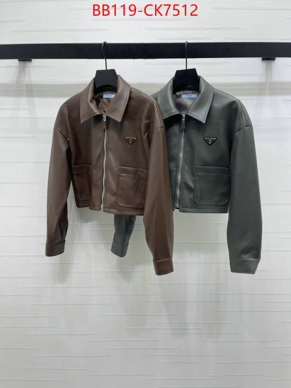 Clothing-Prada 2024 perfect replica designer ID: CK7512 $: 119USD