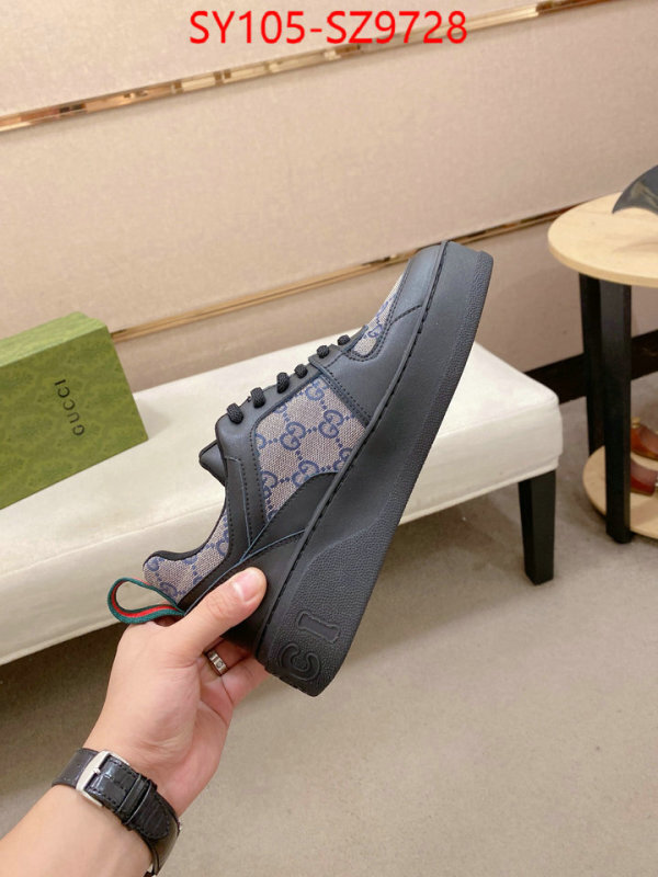Men Shoes-Gucci 1:1 replica wholesale ID: SZ9728 $: 105USD
