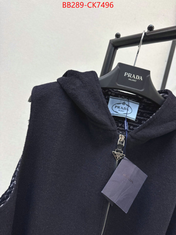Clothing-Prada perfect quality ID: CK7496 $: 289USD