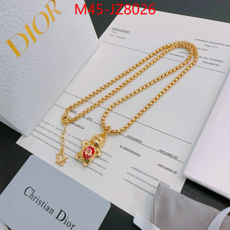 Jewelry-Dior fake aaaaa ID: JZ8026 $: 45USD