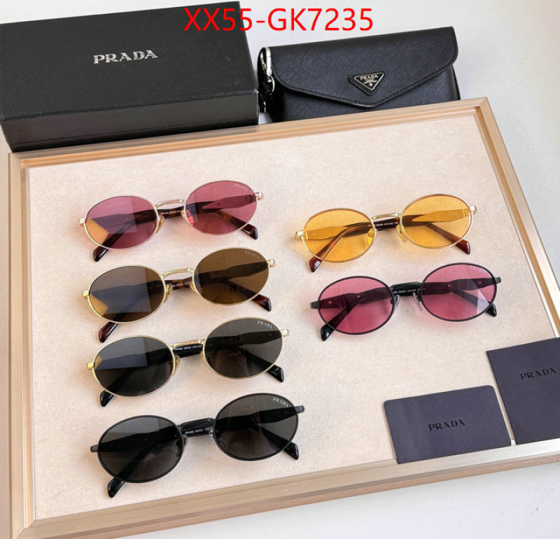 Glasses-Prada 2024 replica wholesale cheap sales online ID: GK7235 $: 55USD